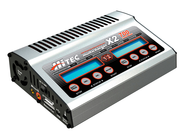 HiTEC　44235　multi charger X2 700 バランサー内蔵・オールマイティ多機能充・放電器【Li-HV対応モード搭載】