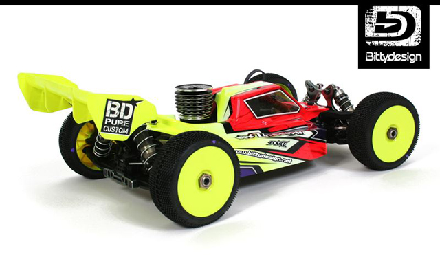 Bittydesign　BDFRC-M002X7　FORCE 1/8 Buggy Body 【MUGEN MBX-7R用/クリア】