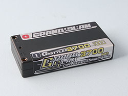 G☆STYLE　GB30101　GRAND SLAM LIPO 3700　100C 4mmコネクター仕様　ブラック