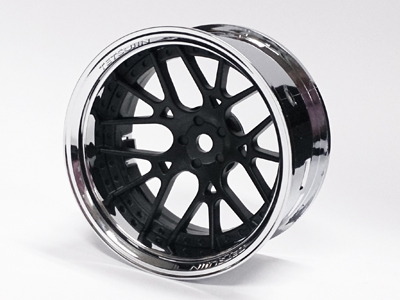 TETSUJIN　TT-7588　SUPER RIM SET【RIM01クロム ｘ Lycoris_ブラック/各2個セット】