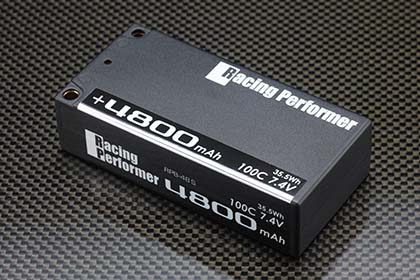 YOKOMO　RPB-48S　レーシングパフォーマー Li-po 7.4V 4800mAh 100C ショートサイズバッテリー（＋5mm／-4mmコネクター仕様）