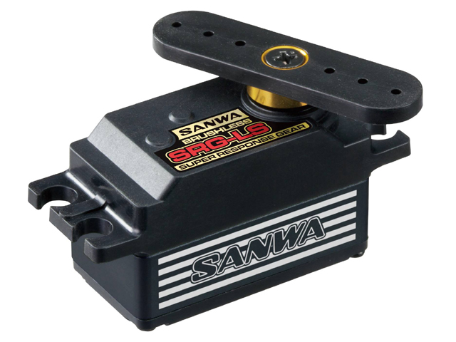 SANWA　107A54374A　SRG-LS　ブラシレスロープロサーボ【ブラックバージョン】
