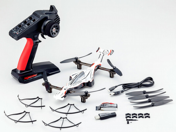 KYOSHO　20571W　DRONE RACER G-ZEROダイナミックホワイト レディセット