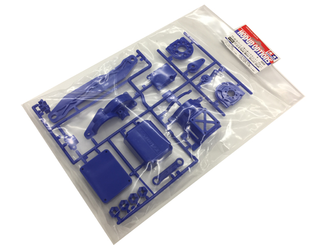 TAMIYA　47335　TT-02 D部品 （モーターマウント/ブルー）