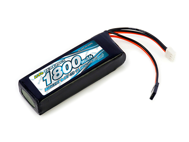 Muchmore　MFE-RF1800FD　インパクト Li-Feバッテリー1800mAh/6.6V 4C 平型サイズ 受信機用