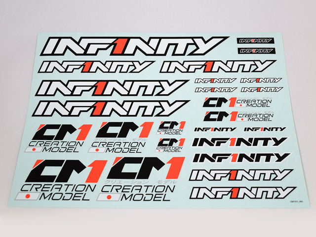 INFINITY　R8031　INFINITYデカールB【ホワイト】