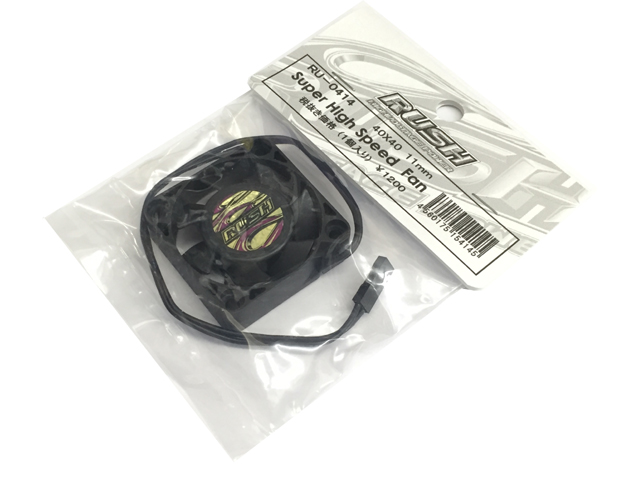 RUSH　RU-0414　SUPER HIGH SPEED FAN 40x40x11mm/1個入