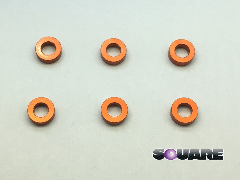 SQUARE　SXG-920　アルミM3カラー2.0t (オレンジ)6個入