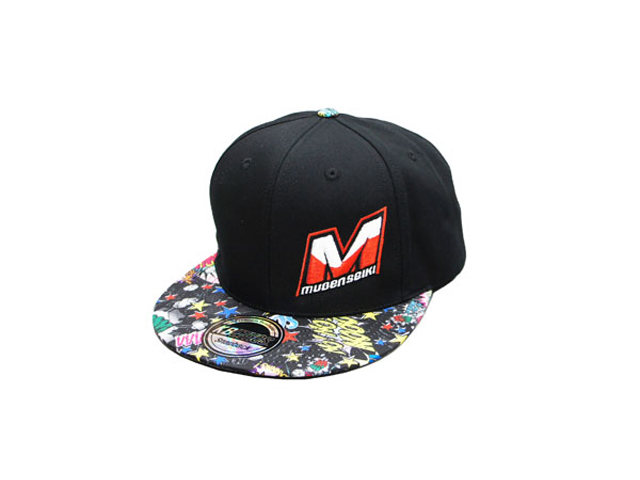 MUGEN　P20107f　M-LOGO CAP コミック ブラック