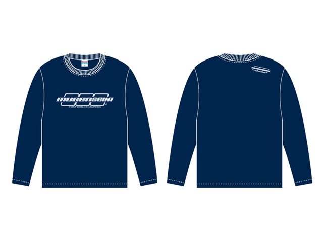 MUGEN　P20222L　16 ムゲンロングTシャツ【L/ネイビーブルー】