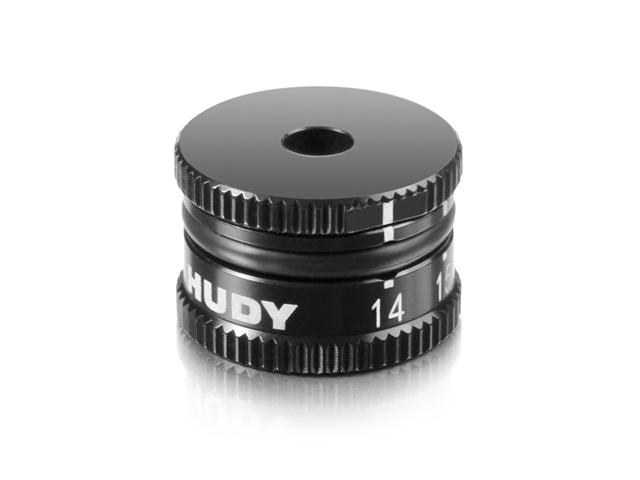 HUDY　107740　HUDYアジャスタブルライドハイトゲージ【1/10オフロードカー向/14-20mm】