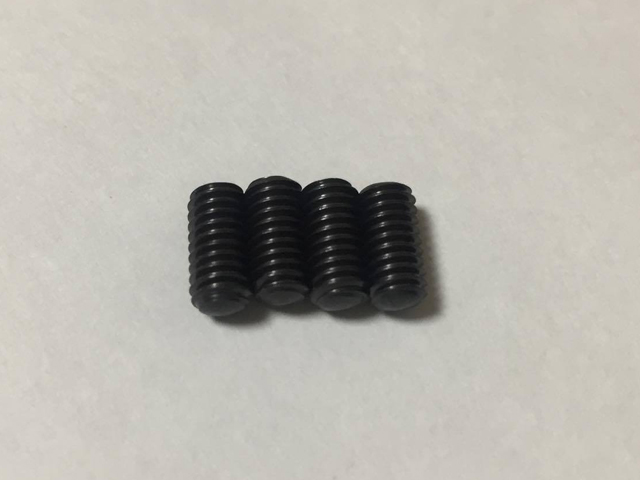 RC-MISSION　MI-SETS-48　RC-MISSION Round Point Down Stop Set Screw (M4x8/4pcs)