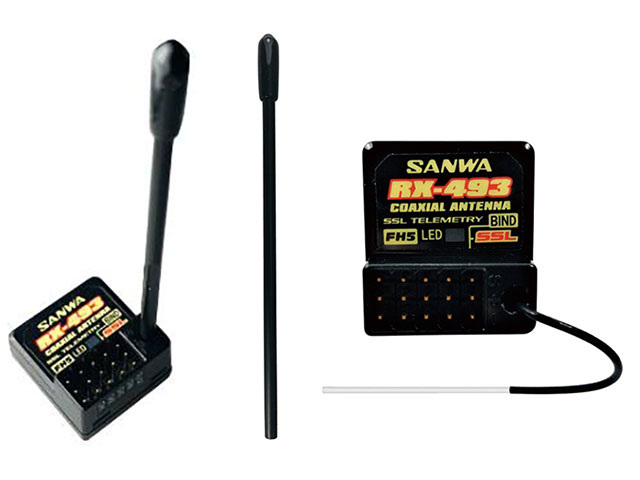 SANWA 107A41371A RX-493レシーバー【M17専用/同軸アンテナ 