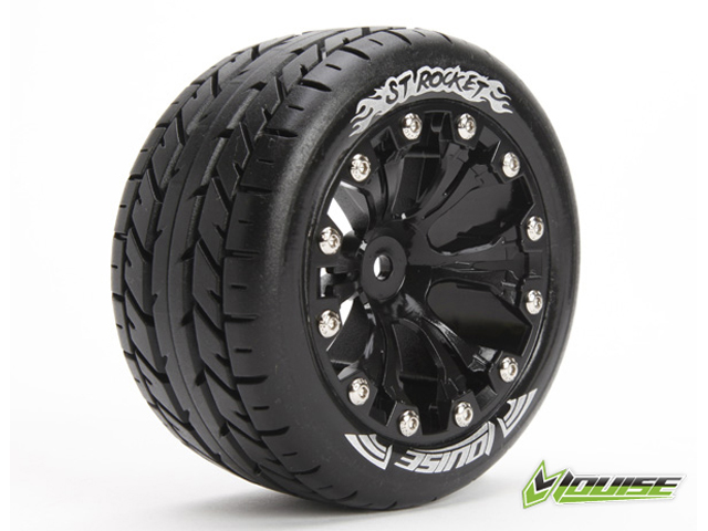 Louise AV3208SBH 1/10接着済タイヤ【ST-ROCKET/リア/1/2オフセット