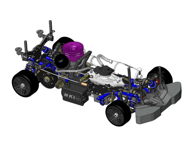 KM GROUP　H-K1WC2015　KM 1/10 GP 4WD H-K1WC 2015キット