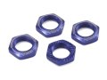 KYOSHO IFW472BL ホイールナット(ブルー/4入/セレーション付)
