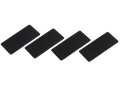 SMJ SMJ1141B 1/10ツーリングカー用リアウイング翼端板(ブラック/0.5mm/4枚入り)