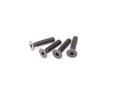 INFINITY B02418 M4x18mmフラットヘッドスクリュー(4個)