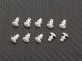 SMJ SMJ1331WT プッシュリベット(3mm/10 個/ ホワイト)