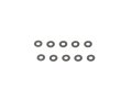 INFINITY B08307 ワッシャー 3x7x0.5mm(10個)