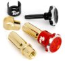 TRION 1UP-190455 Lockdown Adjustable Bullet Plugs - 5mm - Red/Black