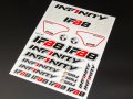 INFINITY M147WT IFB8 デカール (白)