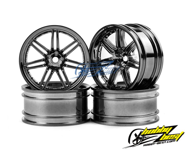 MST　102030SBK　X603ホイール オフセット+8 (銀黒/4個入)
