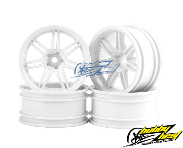 MST　102030W　X603ホイール オフセット+8 (白/4個入)