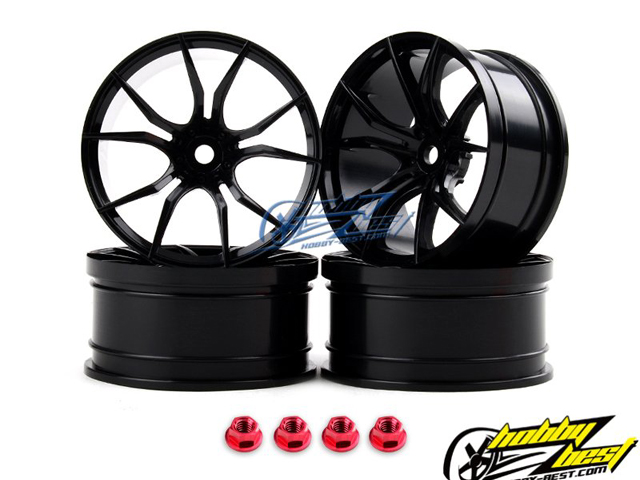 MST　102048BK　FXホイール オフセット+5 (黒/4個入)