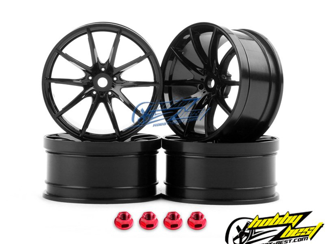 MST　102051BK　G25ホイール オフセット+3 (黒/4個入)