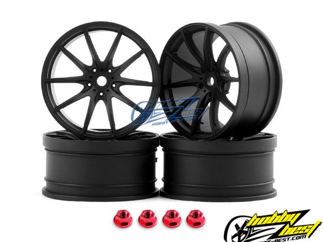 MST　102051FBK　G25ホイール オフセット+3 (艶消黒/4個入)