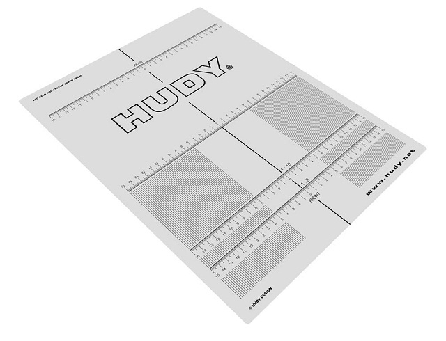 HUDY　108210　セットアップボード用スケールステッカー(1/8〜1/10用、108200専用)