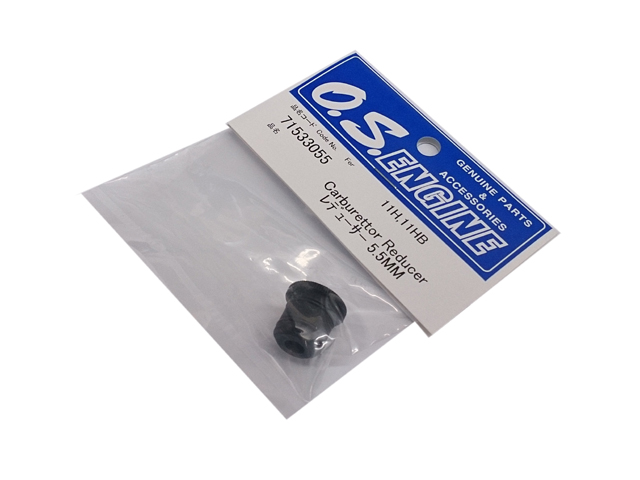 O.S.ENGINE　71533055　レデューサー 5.5MM W/ O-リング黒