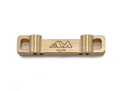 ARROWMAX　AM-MAX4-009　サスペンションマウントRF【真鍮 18g/B-MAX4 III用 】