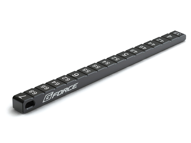 G-FORCE G0117 Ride Height Gauge 3.8-7.0mm(Black) G-FORCE G0117 Ride Height Gauge 3.8-7.0mm(Black)