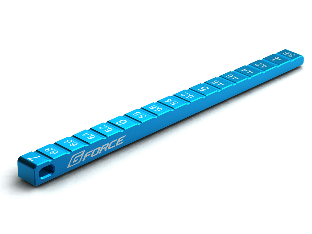 G-FORCE G0118 Ride Height Gauge 3.8-7.0mm(Blue) G-FORCE G0118 Ride Height Gauge 3.8-7.0mm(Blue)