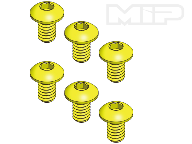 MIP　M-99064　1-72 x 1/8 ボタンヘッドスクリュー（6本入）