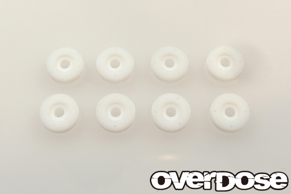 OVERDOSE　OD1624　フッ素樹脂削り出しショックピストンセット (For ODハイグレードショック /φ0.5x2・φ0.5x3・φ0.5x4・ブランク )