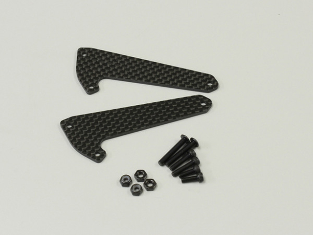 KYOSHO　SCW003　HGショック用カーボンフロントショックステー(2入/スコーピオン2014)