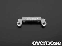 OVERDOSE　OD1225　アルミフロントギヤケースマウント・シルバー（For ドリパケ）