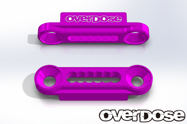 OVERDOSE　OD1759　アルミショックアジャストブロック (For OD/Vacula/Divall /パープル)