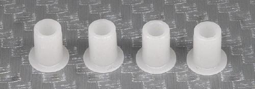 WRAP UP NEXT　0036-28　2.5mmスペアブッシュセット（白/4pcs）