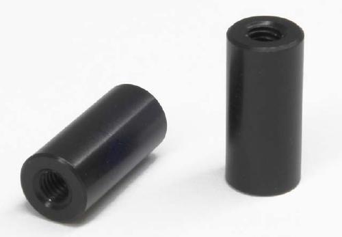 WRAP UP NEXT　0036-31　マルチスペーサー13mm( アルミブラック) 直径6mm/M3 貫通ネジ穴