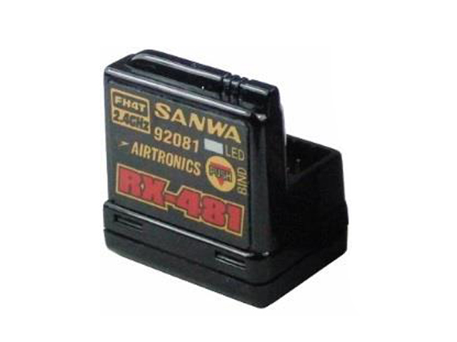 SANWA　107A41251A　RX-481　2.4G 4chレシーバー【アンテナ内蔵】