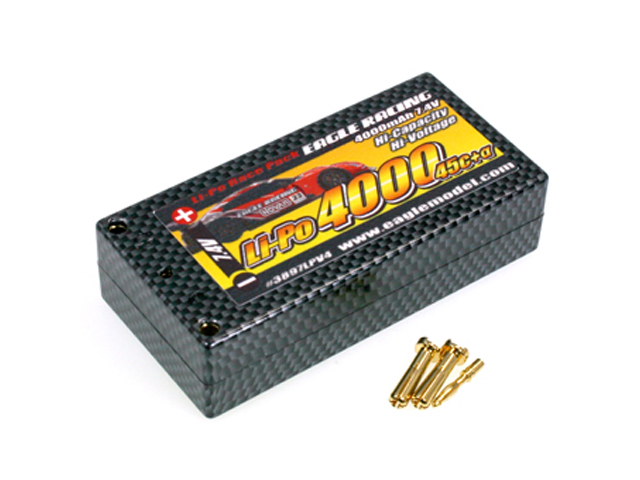 EAGLE RACING　3897V4　E4000R/7.4V 45C+αショートハードケース仕様 M4プ