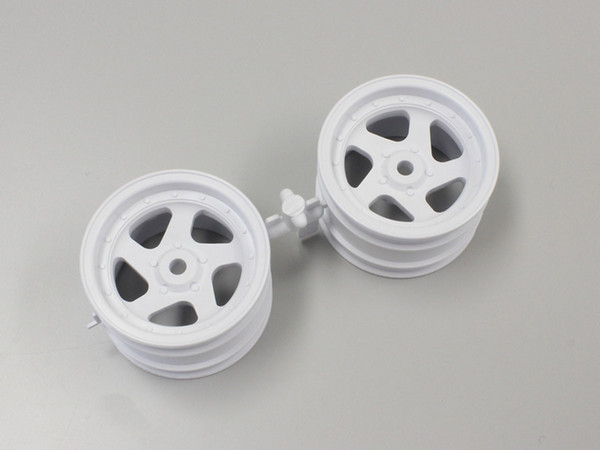 KYOSHO　OTH244W　5スポークホイール43mm (ホワイト/2入/オプティマ)