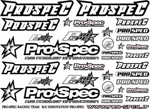 PROSPEC　PS-DW3　プロスペックレーシングチームボディデカールVer.3