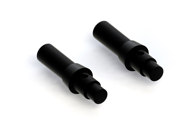 Team Durango　TD310612　フロントアクスル12mmハブ (2pcs)【DEX210F】