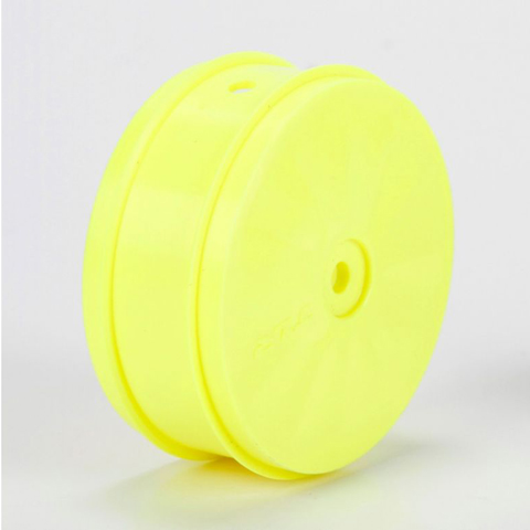 TEAM LOSI　TLR43014　61mmフロントホイール/12mm6角（イエロー/2pcs/22-4）
