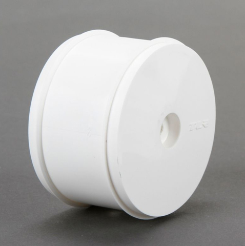 TEAM LOSI　TLR43015　61mmリアホイール/12mm6角（ホワイト/2pcs/22/22-4）